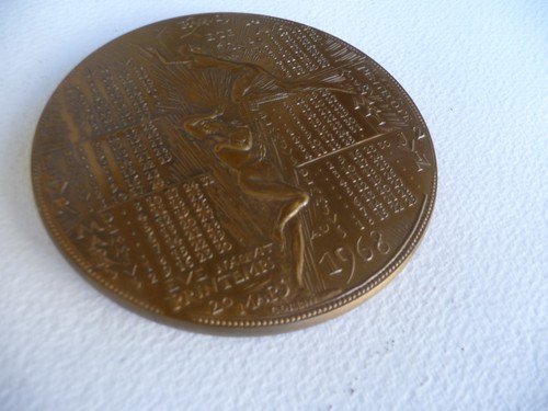 Médaille bronze signé - bronze,
