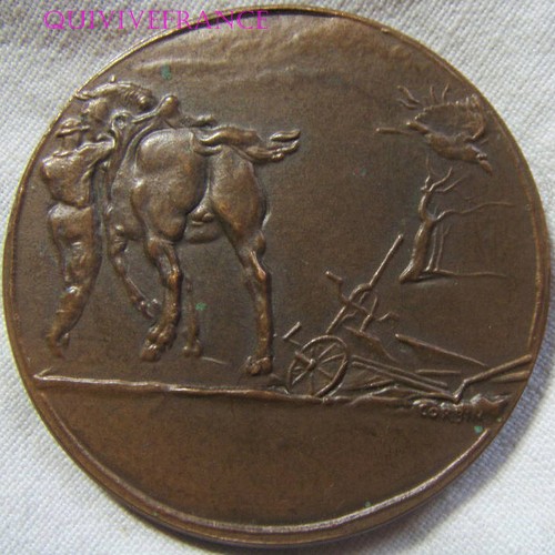 Med12261 medaille labourage - med12261,