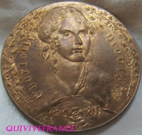 Med14998 medaille charlotte - med14998,