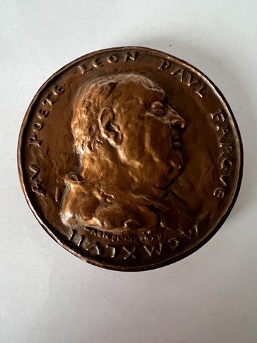 Médaille bronze poete - au,