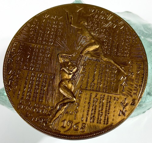 Médaille bronze signé corbin - bronze,
