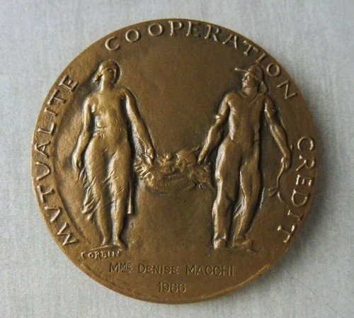 Ancienne médaille bronze - ancienne,